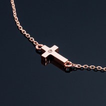 엘렌쥬얼리 14k 세인트 십자가 금 목걸이