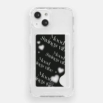 168cm(카드탱크) 무드스윙 Iphone 12 Pro MAX:블랙, 1개
