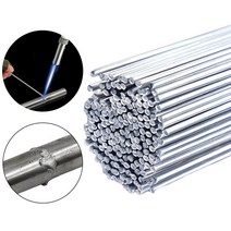 인바Easy Temperature Low Melt Aluminum Welding Rods Weld Bars Cored Wire Solder for No Need Powder A, 01 1.6mm 10 Pcs
