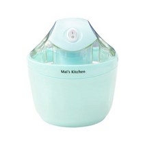 소프트 아이스크림 제조기 슬러시 만드는 기계 눈꽃빙수 메이커 자동 제빙기 zk30 휴대용 수제 스무디 빠른 요구르트 icemaking machine soft ice cream, 초록