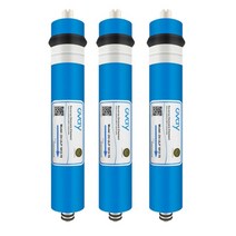 OVAY 역삼투 RO 멤브레인 75GPD / 100GPD 교체 물 필터 시스템 정수기 마시는 ULP1812-75 ULP2012-100, [02] 100GPD, [02] 2 piece