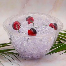 빙수용기 40온스 50개 일회용 빙수 샐러드 포장 용기, 호박꽃 40온스_50개
