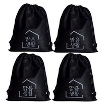 맑음생활 야자활성탄 부직포 4개, 4개세트