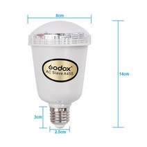 카메라 LED 플래시 후레쉬 Godox A45s 사진 스튜디오 스트로브 라이트 AC 슬레이브 플래시 전구 E27 220V, 한개옵션0
