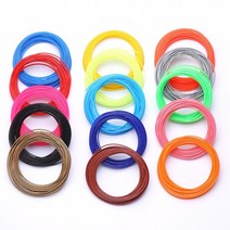 3D 프린터 소모품 필라멘트 5개 (최소 주문) 10m 1.75mm PLA 3d 프린터 펜 필라멘트 리필 핸들 플라스틱 3D, 30 투명한