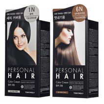 토니모리 퍼스널 헤어 컬러 크림 (염모제40g+산화제80ml), 1개, 4N 다크커피 브라운