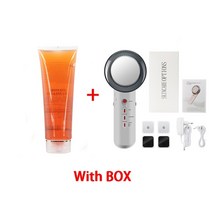 적외선 램프 원적외선 조사기 온열기 초음파 캐비테이션 바디 슬리밍 마사지 체중 감소, 영국 플러그, 주황색