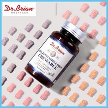 [닥터브라이언] 미국직수입 멀티비타민 앤 철분 츄어블 90정 3개월분 씹어먹는 영양제