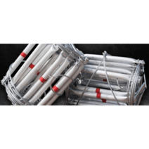 수직구조대 가정용 화재 탈출 사다리 옥상 구조 나무, 5m거리40+안전후크+강철와이어탈출사다리