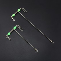 호환 낚시배 바다낚시배요트 부품 5pcs 롤링 삼각형 균형 빛나는 구슬 액세서리, 길이 15cm