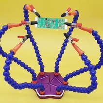 DIY 납땜 스탠드 기판 집게 보조기 받침대 인두 바이스 거치대 인두기 고정대 보조 작업대, 납땝 작업대, 1개