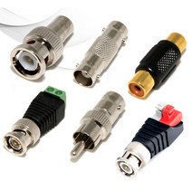 CCTV 케이블 BNC 젠더 모음 BNC RCA RF DC, B1016