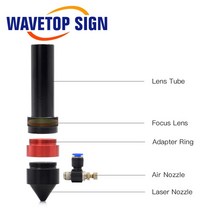 각인기 레이저 마킹기 WaveTopSign중국 PVD ZnSe 레이저 초점 렌즈 Dia12 18 20mm FL381 508 635 762 Co2, 03 18mm_02 50.8mm