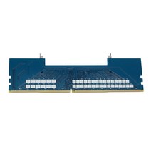 전문 노트북 DDR4 SO-DIMM으로 데스크톱 DIMM 메모리 RAM 커넥터 어댑터 데스크탑 PC 메모리 카드 변환 어댑터, 푸른, 하나