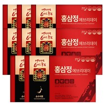 순수식품 6년근 홍삼정 홍삼스틱 8박스 240포, 10g, 240개입