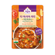 티아시아키친 치킨 마크니 커리 전자레인지용, 170g, 8개