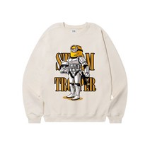 UNIQUE LIFE STYLE SoulinSeoul 스트리트패션 남녀공용 미니언즈 스톰트루퍼 일러스트 프린팅 트렌디 프리미엄 맨투맨