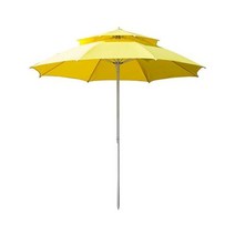 국산 대형 캠핑 접이식 민물 낚시 비치 2단 파라솔, 적색