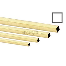 황동파이프 정사각 규격 4.0x4.0mmx1M 2등분, 단품
