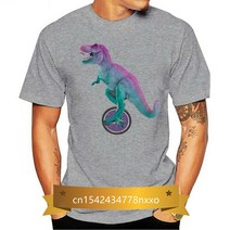 외발자전거 로스트 신즈 외발 자전거 공룡 남성용 그래픽 티셔츠, 06 grayMenxry4972_01 S