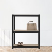 베란다선반 팬트리장 철제수납장 3단 1100 x 300 x 900, 화이트