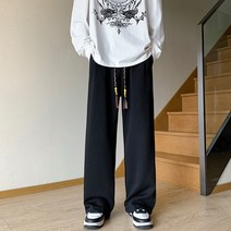 남자바지 가을 캐주얼 루즈핏 오버핏 꾸안꾸 통팬츠