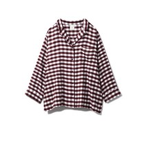 [젤라토 피케] 네르긴 검 체크 셔츠 PWFT205334 여성 RED F