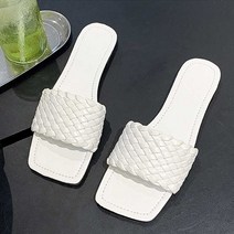 준비 꼬임 슈즈 휴가 바닷가 사무실 여름 여성 실내화 교사 휴양지 바캉스 학교 하얀 슬리퍼 외출