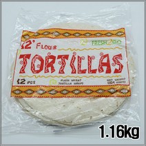 (냉동식품) 선인 시그니처 밀 또띠아 1.16kg(30.48cm) 업소용 식당용 식자재 소스 양념 대용량, 단품, 1.16kg, 1