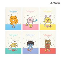 바보사랑 1200 카카오프렌즈 해피모먼트 신학기 무선 제본 노트 .베어나인, 프로도