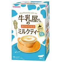 일본직구 아사히 그룹 푸드 와코도 밀크샵의 카페인 밀크티 0.4온스(12g)×8병, 수량, 상세참조