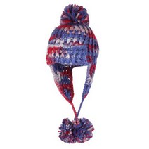 ♥LUCKY♣ 털방울 캡 이어플랩 니트비니 겨울여자모자 뜨개질모자 겨울여성모자