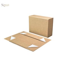 싸바리 블랙 박스 고급 선물상자 대형 자석, S번:20*18*8cm, 소가죽 공용 접이식 케이스