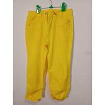 트레비스 골프 7부 바지 옐로우 허리 79