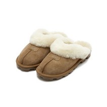UGG [] 퍼 카라 스웨이드 슬리퍼 (코케트) W - 체스넛 / 5125CHE COQUETTE CHESTNUT