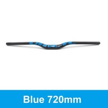 자전거핸들바 플랫바 픽시 로드 수입 ULLICYC 유명 브랜드 Ullicyc 탄소 MTB 핸들 바 평면 or 상승 31.8*580 600 620 640 660 680 700 720, Blue-rise-720mm