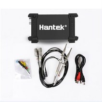 Hantek 디지털 USB PC 오실로스코프 휴대용 자동차 오류 전자 수리 진단 도구 2 채널 20MHz 48MSas, 1.Black