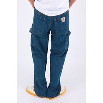 Carhartt Carhart 청바지 캐주얼 바지 오버올 스트레이트 팬츠 루즈 트렌드 레트로 커플 남성과 여성