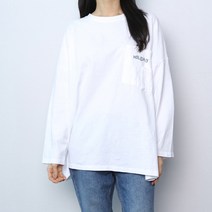 (박스티) 홀리 포켓 오버핏 긴팔 티셔츠(파라노말샵)