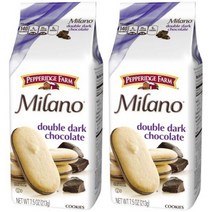 더블 다크 페퍼리지팜 초콜릿 쿠키 밀라노, 213g × 2개