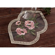 엔틱 클래식 홈데코 협탁 테이블 천받침 화분 페브릭받침 스크래치방지 난 장식품