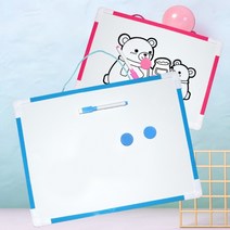 벽걸이 미니 화이트 보드 펜 자석 칠판 세트