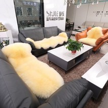 겨울 카페트 고급 양모 울 카펫 천연 두꺼운 진짜 모피 담요 럭셔리 긴 털이 풍성한 거실 침실 가정용 매트