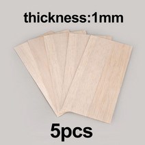 1/1.5/2/3mm 경량 공예 보드 모델 완구 빌딩 조각 수공예 교육용 DIY 액세서리 발사 우드 칩, [02] 1.5mm, [02] 100X200mm-5PCS