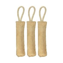 SPOT Ethical Products 914350 3 Pack Pets Dura Fused Leather Retriever Dog Toy 15Inch, 3