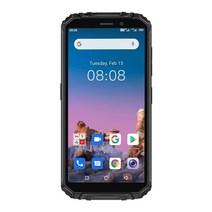 공기계 휴대폰 스마트폰 핸드폰 in stcokoukitel wp18 12500mah 러기드 5.93quot 4g+32g 안드로이드 11 helioa22 13mp 쿼드 코어, 아시아 지역, 검은색