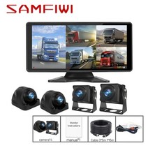 어라운드뷰 10.36 인치 5CH IPS 터치 분할 화면 AHD 모니터 주차 레코더 대형차, C2007