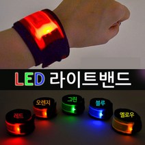 리앤윤 led 라이트 밴드 야광 팔찌 암밴드, 그린
