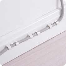 헬로요니 케이블 고정 정리클립 3color 컴퓨터 차량 집 선정리, 투명