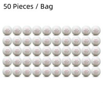 Huieson ABS 신소재 탁구 공 경기 및 훈련용 3 스타, 03 50  white balls